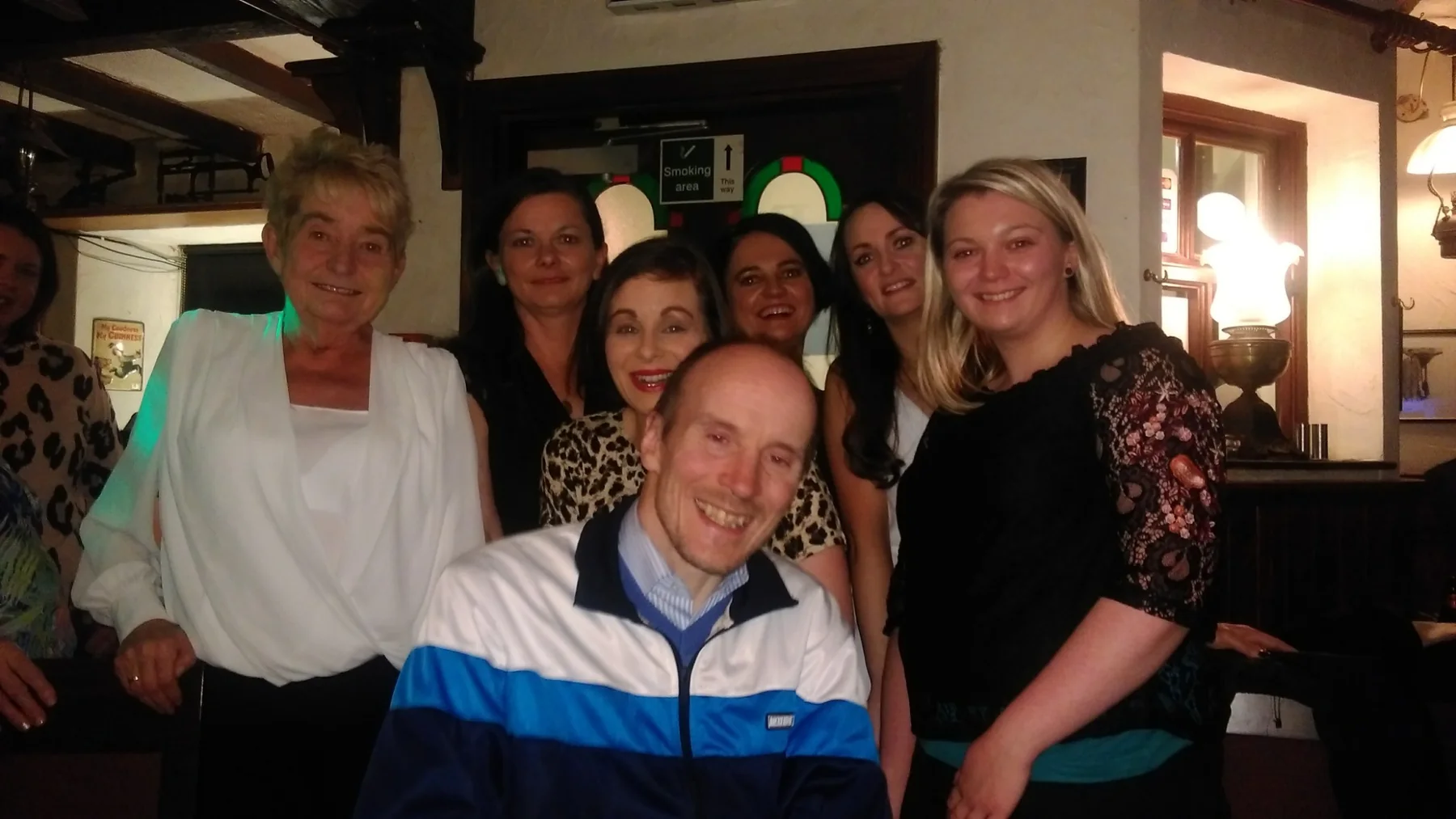 Breda Bennett at her retirement in 2018 with colleagues Trish Cunningham, Lynda McElligott, Margaret O'Brien, Trish Kavanagh, Laura Denihan and Gerard O'Connor